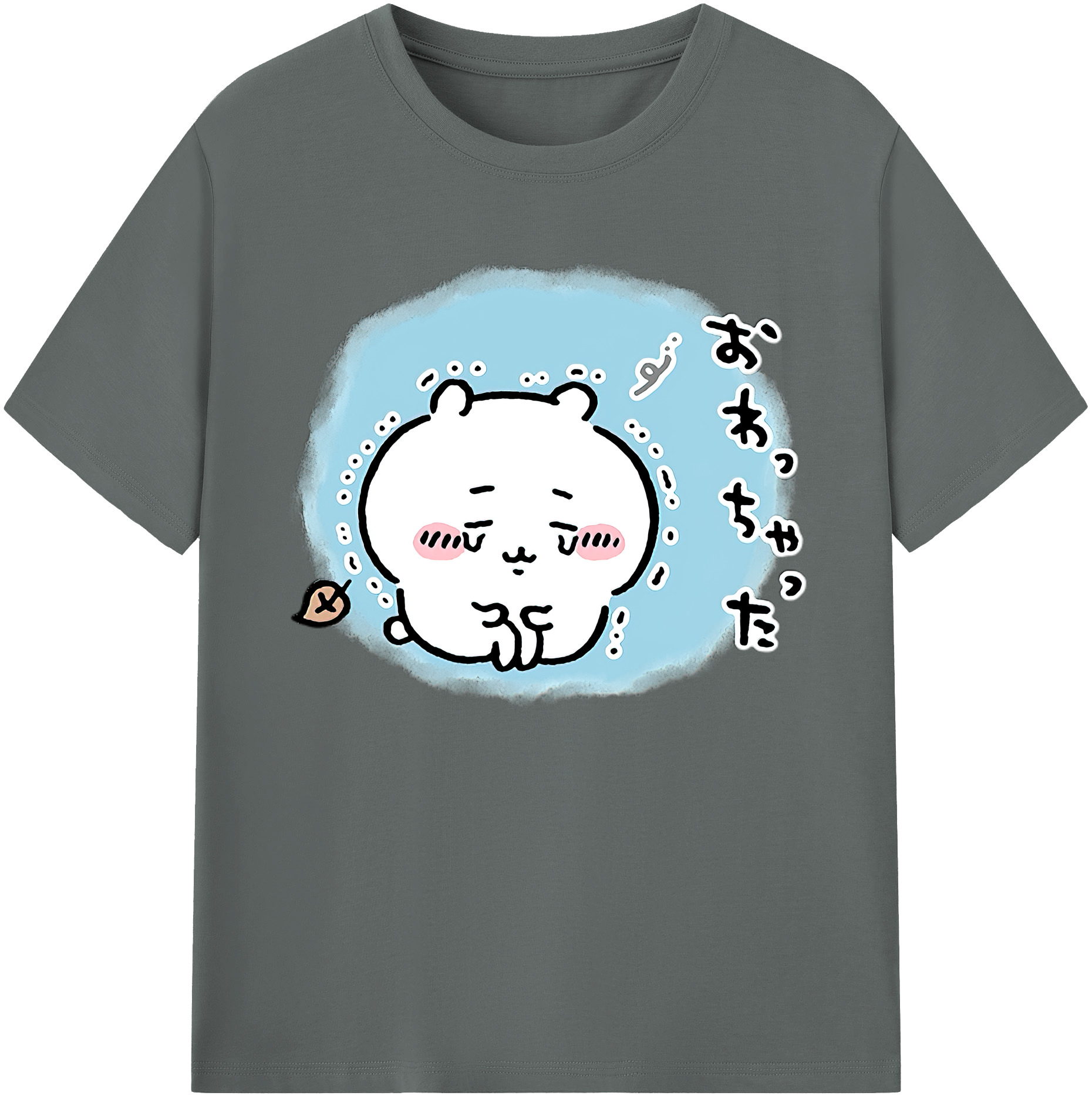 （画像用） ちいかわ ちいかわ Chii-kawa chiikawa 綿100％ メンズ半袖Tシャツ｜肌触りやわらか＆通気性